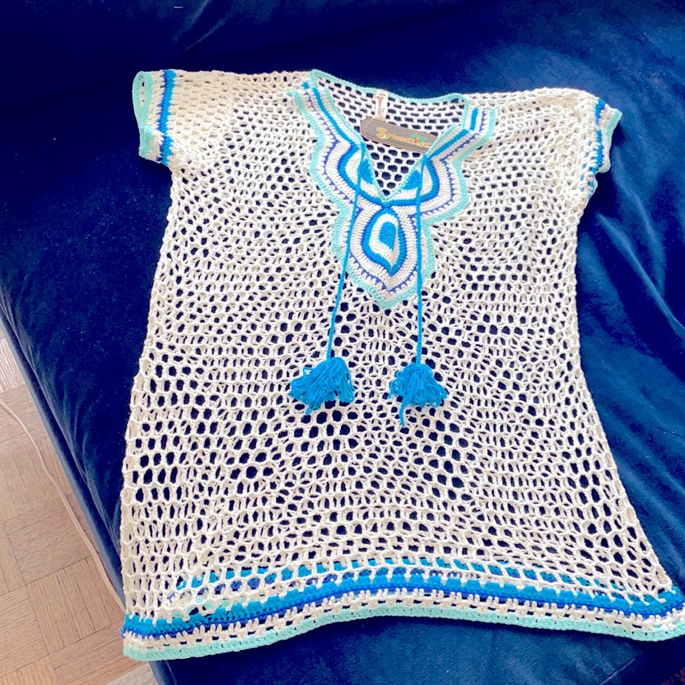 Fishnet coverup perfect for the beach